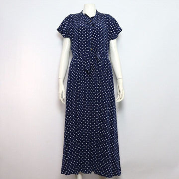 CELINE ポルカドットクレープシルクワンピース 2R47B966H 152317637