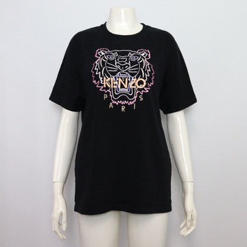 KENZO Schwarzes Tiger-Stickerei Frauen T-Shirt 152317697