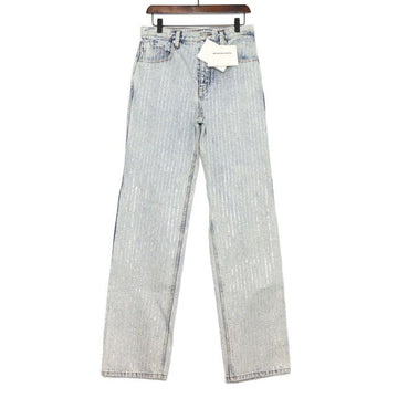 ALEXANDER WANG Kristallstreifen Damenjeans 1WC2224090 152317698