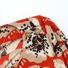 Tory Burch Silk Orange Flower Pattern Dress 58861 152317731 [P]