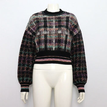 CHANEL 22シーズン カシミヤウール混合 マルチカラー ツイード 女性 ニット P72934 152317829