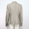 Burberry Gray Cotton Cashmere Blend Women's Blazer Single Jacket aa58860 152317842 [P]