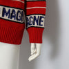 Gucci Red Wool Stripe Oversized Cardigan 519829 152317848 [P]