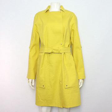 Hermes Yellow Cotton Belt Women's Jacket H720113 152317871