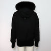 Moose Knuckles Ballistic Bomber Black Fur Women's Padded Jacket aa60693 152317898 [P]