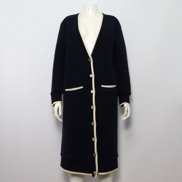 THOM BROWNE FJT030A ネイビー ウール レディース ロングカーディガン 53540 152317934