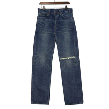 CELINE Dunkelblaue Destroyed Denim Jeans für Damen 2N754423R 152317937