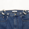 J W ANDERSON Light Blue Denim Unisex Pants 59728 152317470 [P]