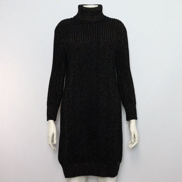 CHANEL Navy Cashmere Silk Blend Women's Knit Dress 58595 152317965