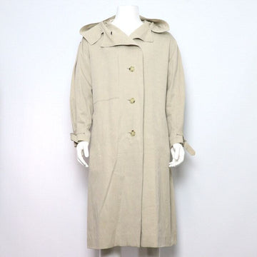SYSTEM Beige Blended Hooded Unisex Trench Coat Jacket aa59125 152317625