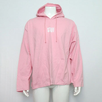 vetements Cotton Hoodie with Pink Print WSS17HA9 152317489