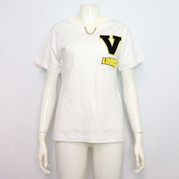 LOUIS VUITTON コットン V パッチ バーシティ レディース 半袖 Tシャツ 1A9O3A 152317979