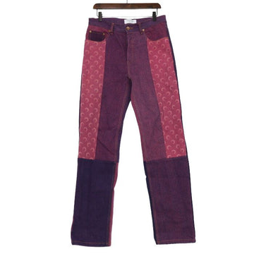 MARINE SERRE Burgunder Denim Unisex Hose aa59741 152317494