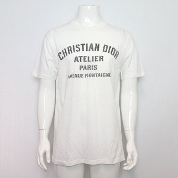 Dior Atelier Logo Cotton T-Shirt White Unisex 043J615A0589 152317995