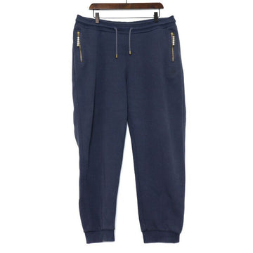 Louis Vuitton Cotton Navy Embroidery Detail Men's Jersey Jogger Pants aa58265 152318032