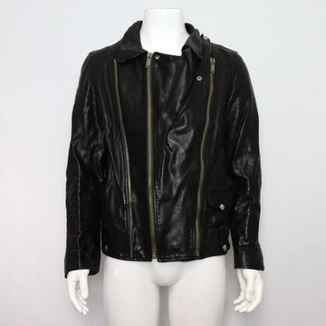 GOLDEN GOOSE G24U537 Leder Bikerjacke für Herren in Schwarz 59793 152318059