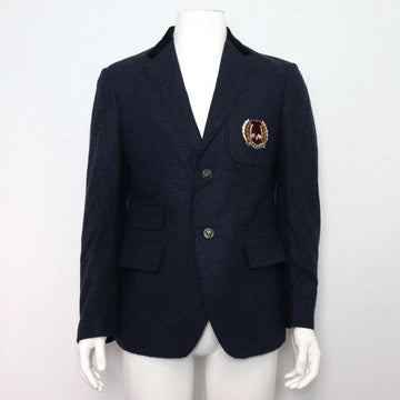 GUCCI 488289 刺繍 ウール ブレンド シングル メンズ ブレザー ジャケット aa59786 152318067