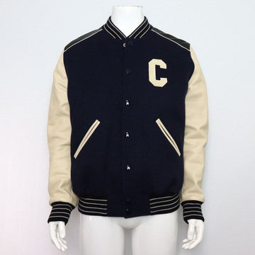 CELINE テクスチャードウールパッドメンズテディバスティジャケット 2V56D896C 152318075