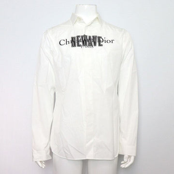 DIOR ニューウェーブ コットン ポプリン メンズ シャツ 433C529I7880 152317502