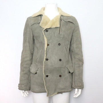 BRATOVICH Graues Lammfell-Mustang-Jackett für Herren aa59607 152318098