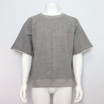 Dior Gray Embroidered Logo Men's Knit Short Sleeve T-Shirt 493J634A0939 152318099