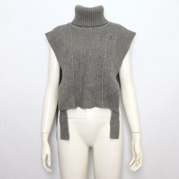 VIVIENNE WESTWOOD グレー ウール混合 女性 ポロ ネックウォーマー ニット aa57947 152318140