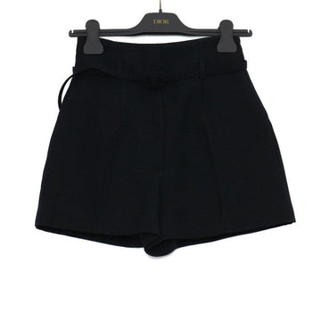 DIOR ブラックカジュアルベルトショートパンツ 311P12A1166 152318150