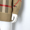 BURBERRY Beige Wolle Jacquard Check Technische Herren Strickjacke 8039153 152318161 [P]