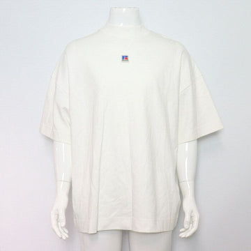 HUGO BOSS Russell Athletic 50457641 T-Shirt aus Bio-Baumwolle mit Logo-Detail in Weiß 152318267