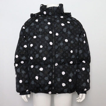 LOUIS VUITTON ブラックモノグラムペイントドットメンズブルゾンダウンジャケット 1AB8GO 152318286