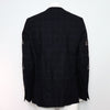Maison Mihara Yasuhiro Wool Blend Windowpane Check Embroidered No Collar Men's Jacket AA59381 152318295 [P]