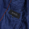 GUCCI Blauer Jacquard-Nylon Herrenblazer aa54508 152318325 [P]