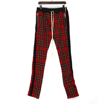 FEAR OF GOD 50er Kollektion Rote Karomuster Unisex Track Pants aa59601 152317738