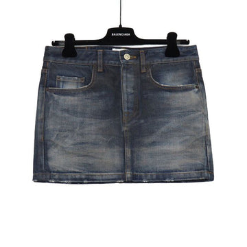 BALENCIAGA デニムミニスカート 681802 152318345