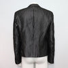 Saint Laurent Black Silver Stripe Wool Blazer for Men 482475 152318377 [P]