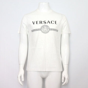 VERSACE Baumwolle weiße Logo Unisex T-Shirt A83159 152317790