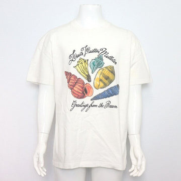 LOUIS VUITTON CONCH Herren Rundhalsshirt aus Baumwolle in Weiß 1AFR50 152318409