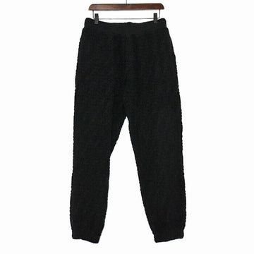 Fendi Cotton Sweat Embroidered Men's Track Pants Black AA58395 152318424