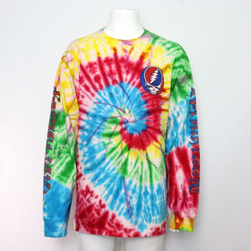 R13 Grateful Dead Tie-Dye Multicolor Long Sleeve Men's T-Shirt AA59811 152318455