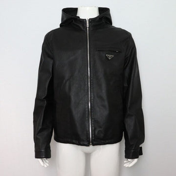 PRADA ナパレザー ナイロン メンズ ジャケット aa55267 152318459