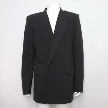 Balenciaga Cotton Logo Shoulder Oversized Blazer Men's Jacket 580955 152318461