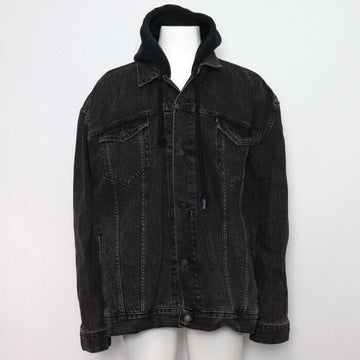 VETEMENTS Hybrid-Hoodie-Jeansjacke 152318477