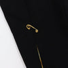 FENDI Schwarze Wollhosen für Herren FF Clip 0804 152318488 [P]