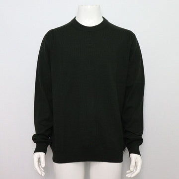 Fendi FZX091 Dark Green Embossed Men's Knit T-Shirt aa55838 152318492