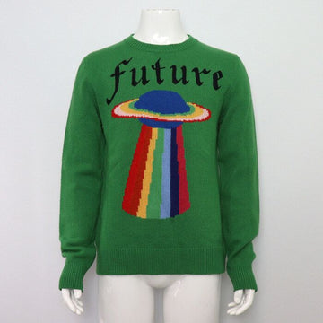 GUCCI UFO FUTURE ロングスリーブニットシャツ aa53565 152317976