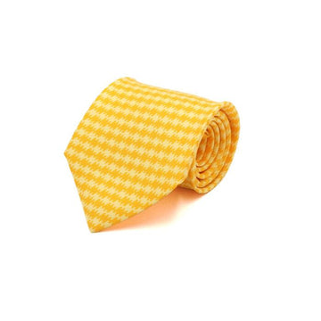 HERMES Gelbes Muster 100% Seidenkrawatte aa58730 152318678