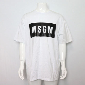 MSGM White Box Logo Men's T-Shirt aa55105 152318530