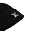 Louis Vuitton Black Cashmere Beanie 57321 152318562 [P]