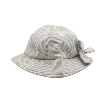 CHANEL Striped Women's Ribbon Hat 56923 152318616