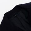 Hermes Navy Wool Black Lambskin Lining Double Men's Long Coat aa57888 152318631 [P]